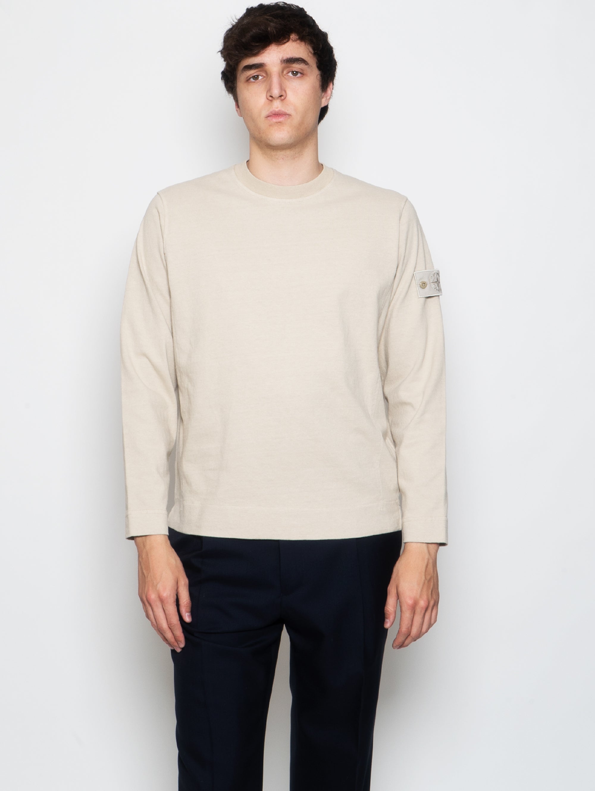 Stone island ghost piece 2025 crew neck