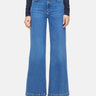 CLOSED-Jeans Gamba Ampia con Vita Alta Blu-TRYME Shop