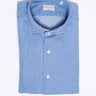 XACUS-Camicia con Lavaggio Denim Blu Medio-TRYME Shop