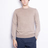 ALPHA STUDIO-Maglia Girocollo in Cotone Argilla-TRYME Shop