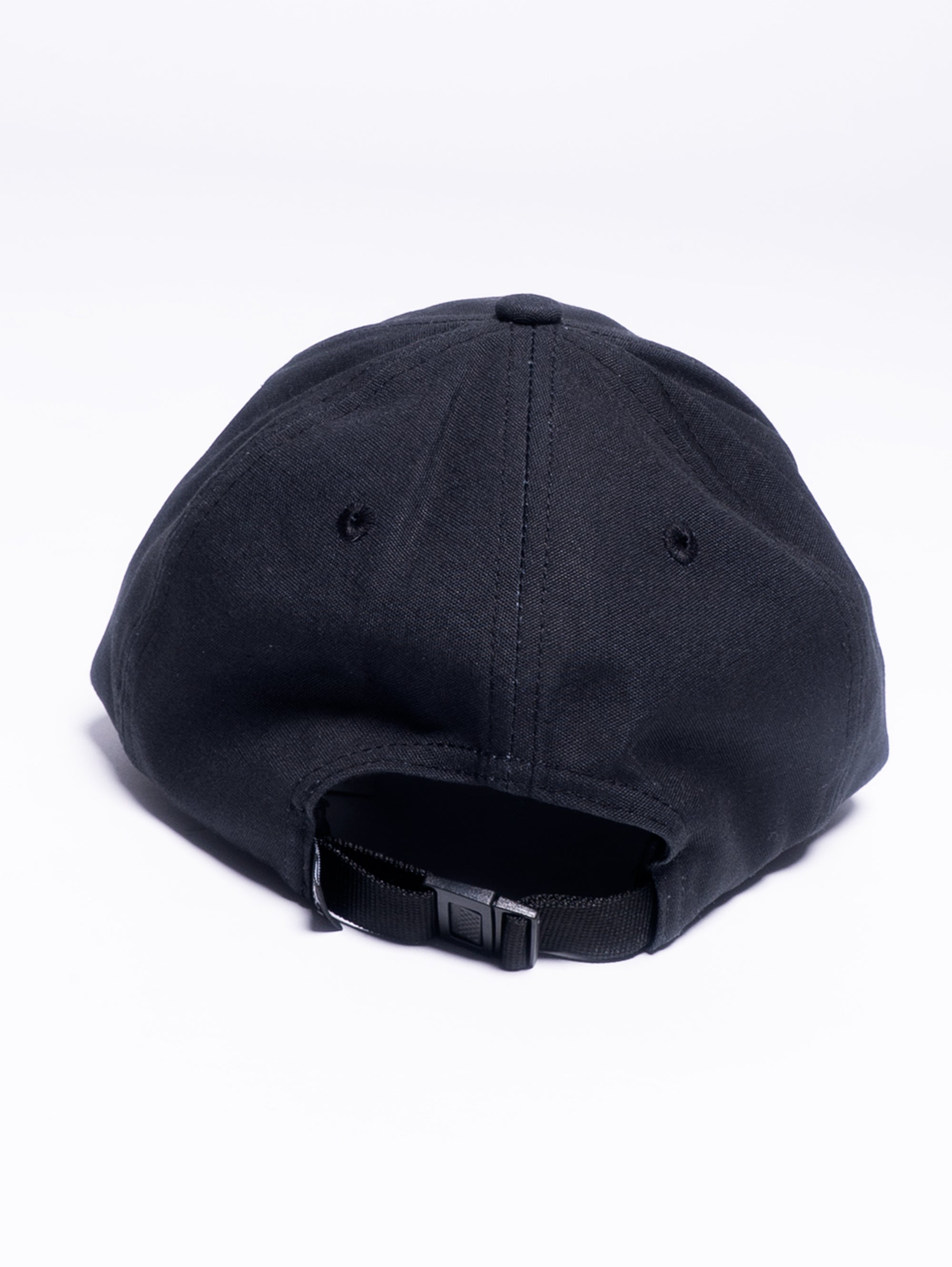 Cappello in Reps di Cotone Nero