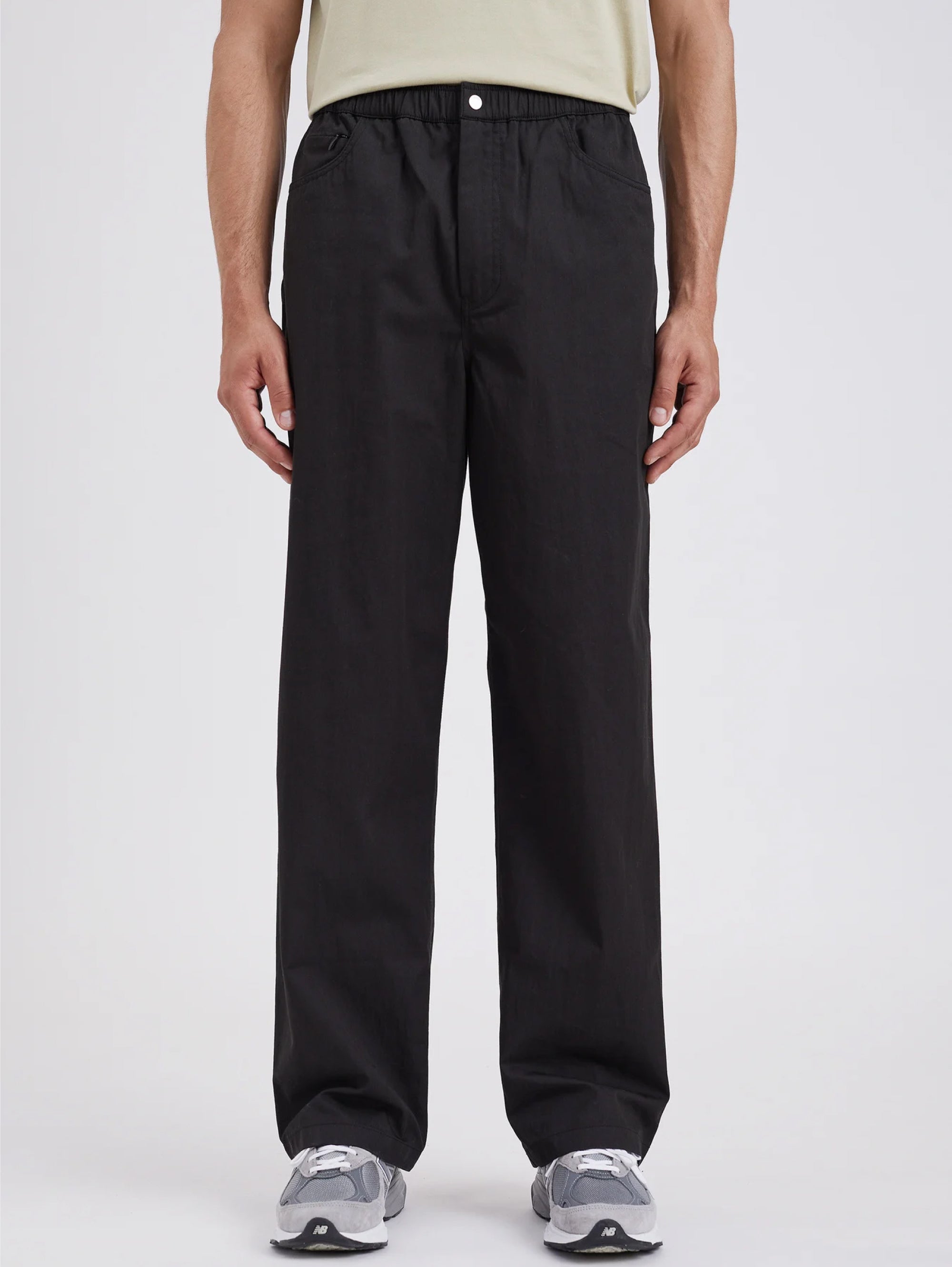 NORSE PROJECTS Pantaloni con Coulisse in Micro Twill Nero