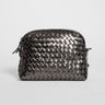 DRAGON DIFFUSION-Borsa a Tracolla in Pelle Intrecciata Chunky Fellini Argento-TRYME Shop