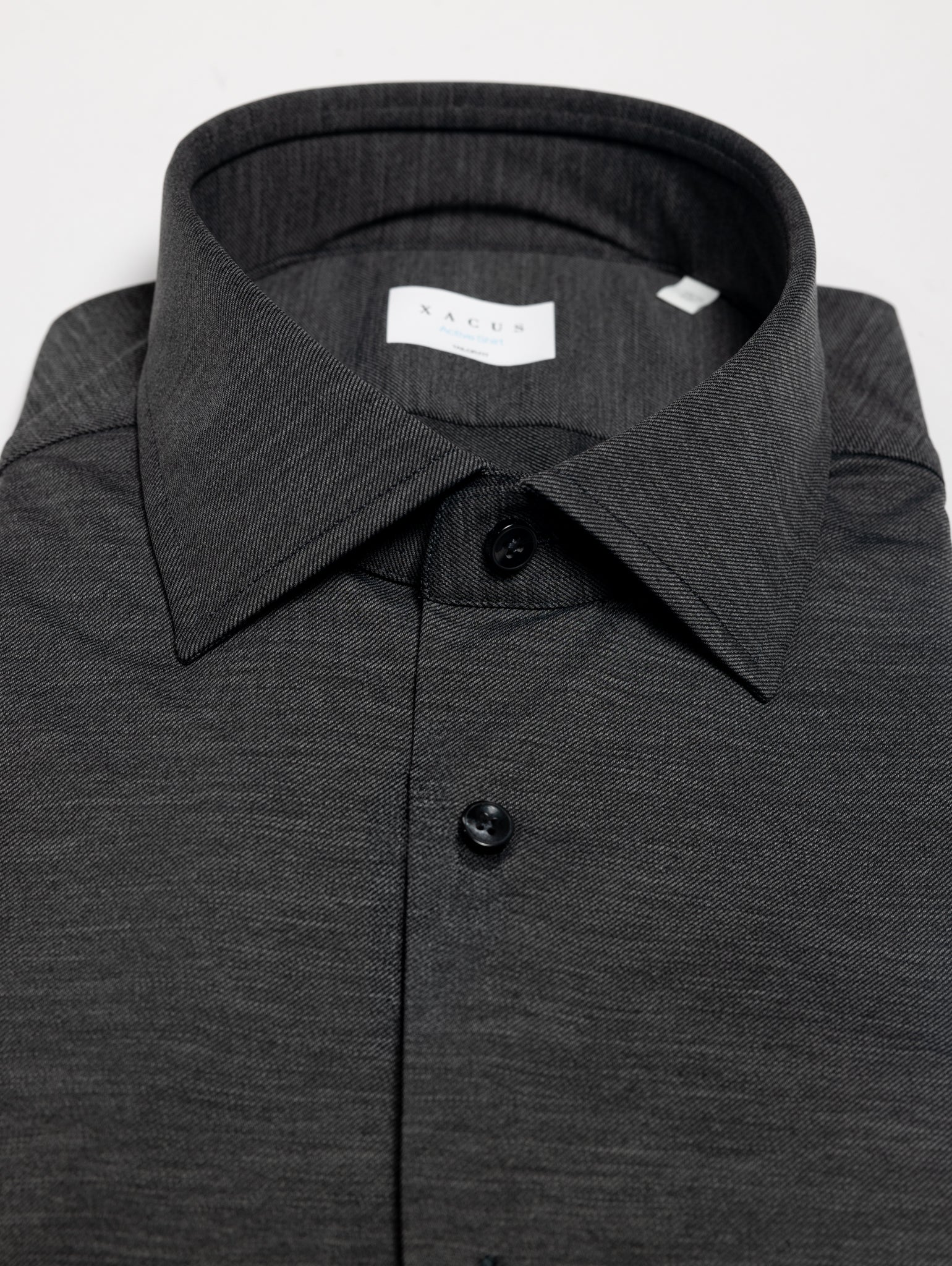 Gray Marled Jersey Shirt