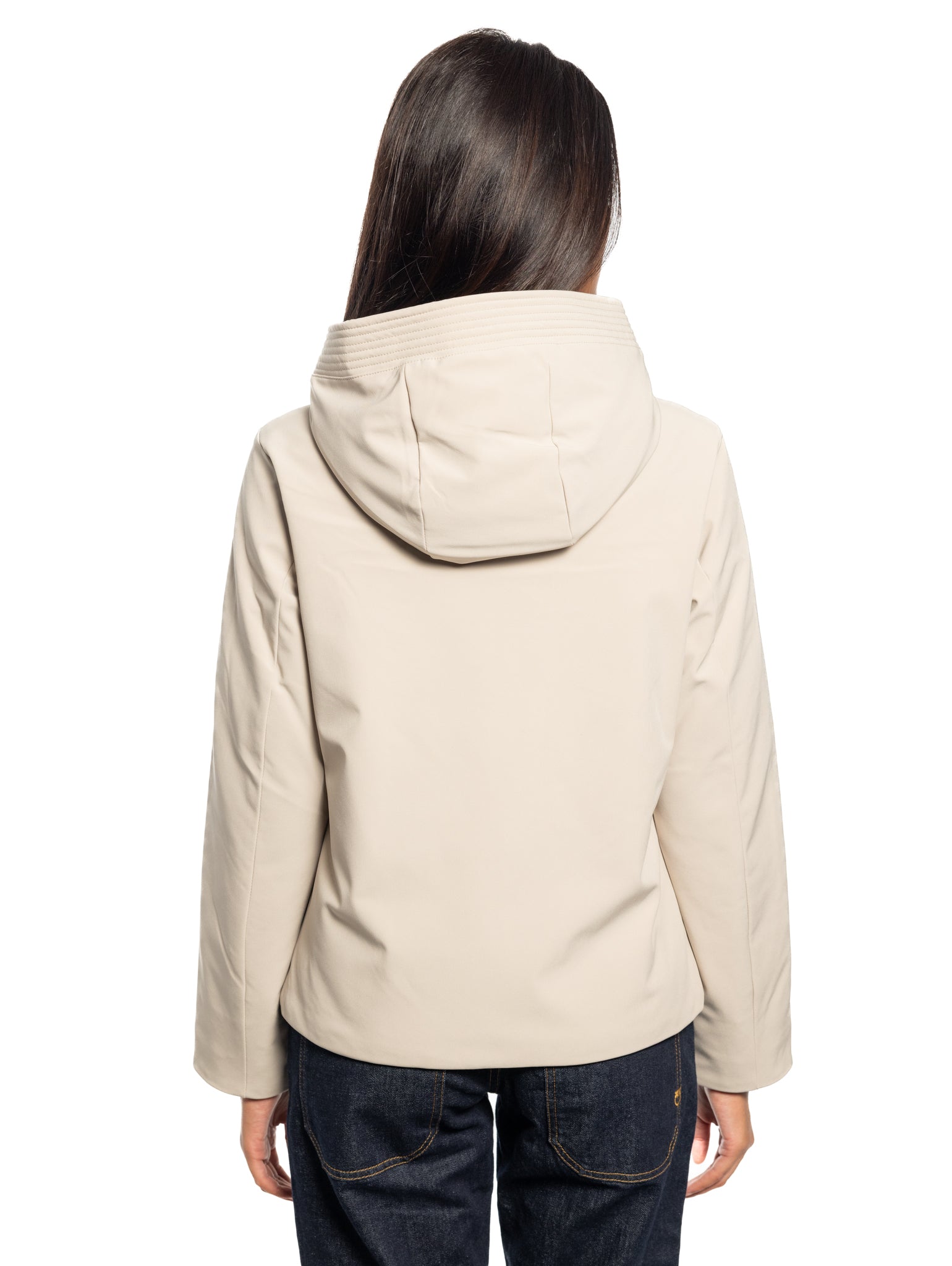 Beige Windbreaker Jacket