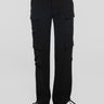 P.A.R.O.S.H.-Pantaloni Cargo Ampi Nero-TRYME Shop