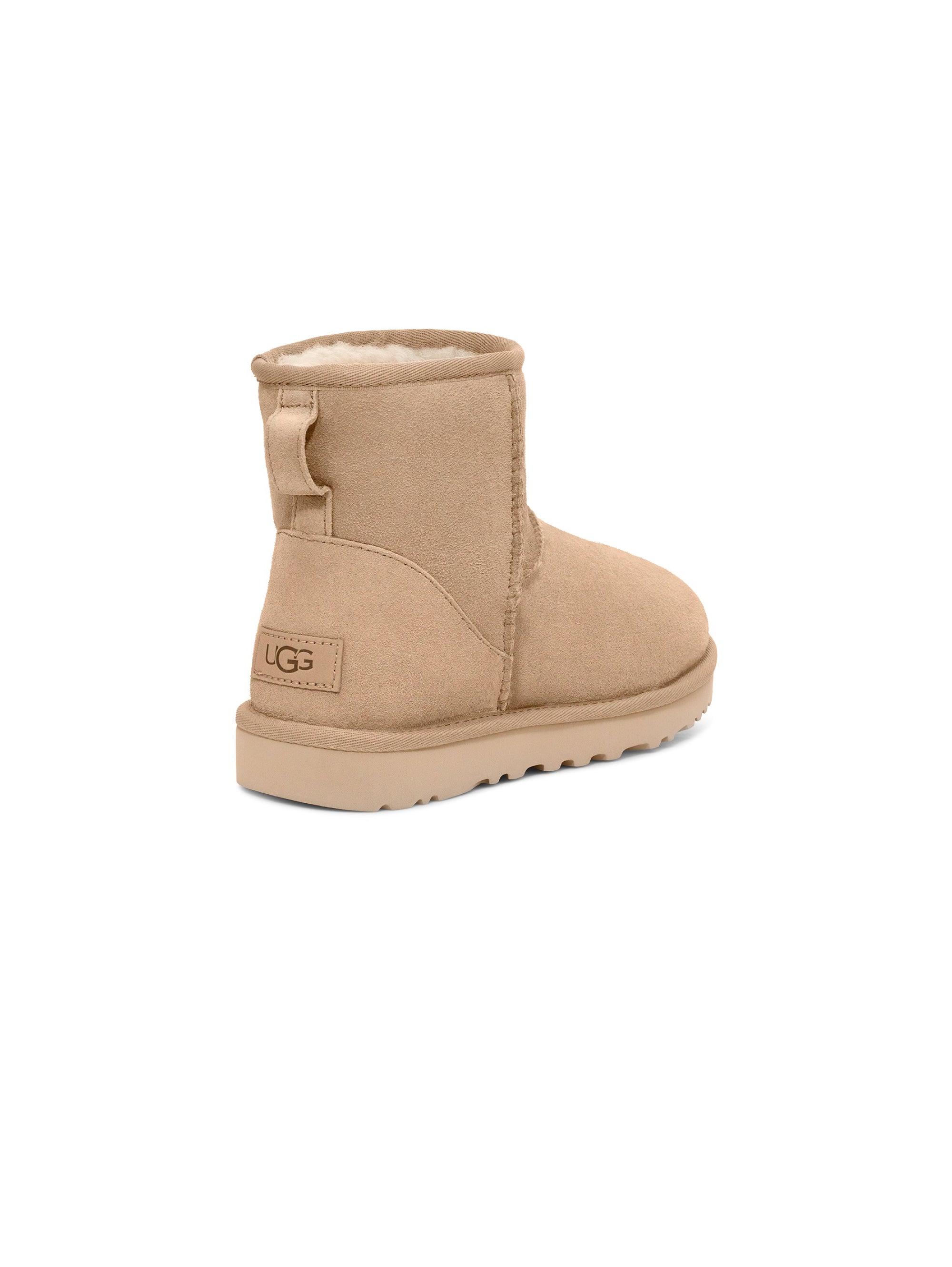 Mini Classic II Sand Sheepskin Ankle Boots