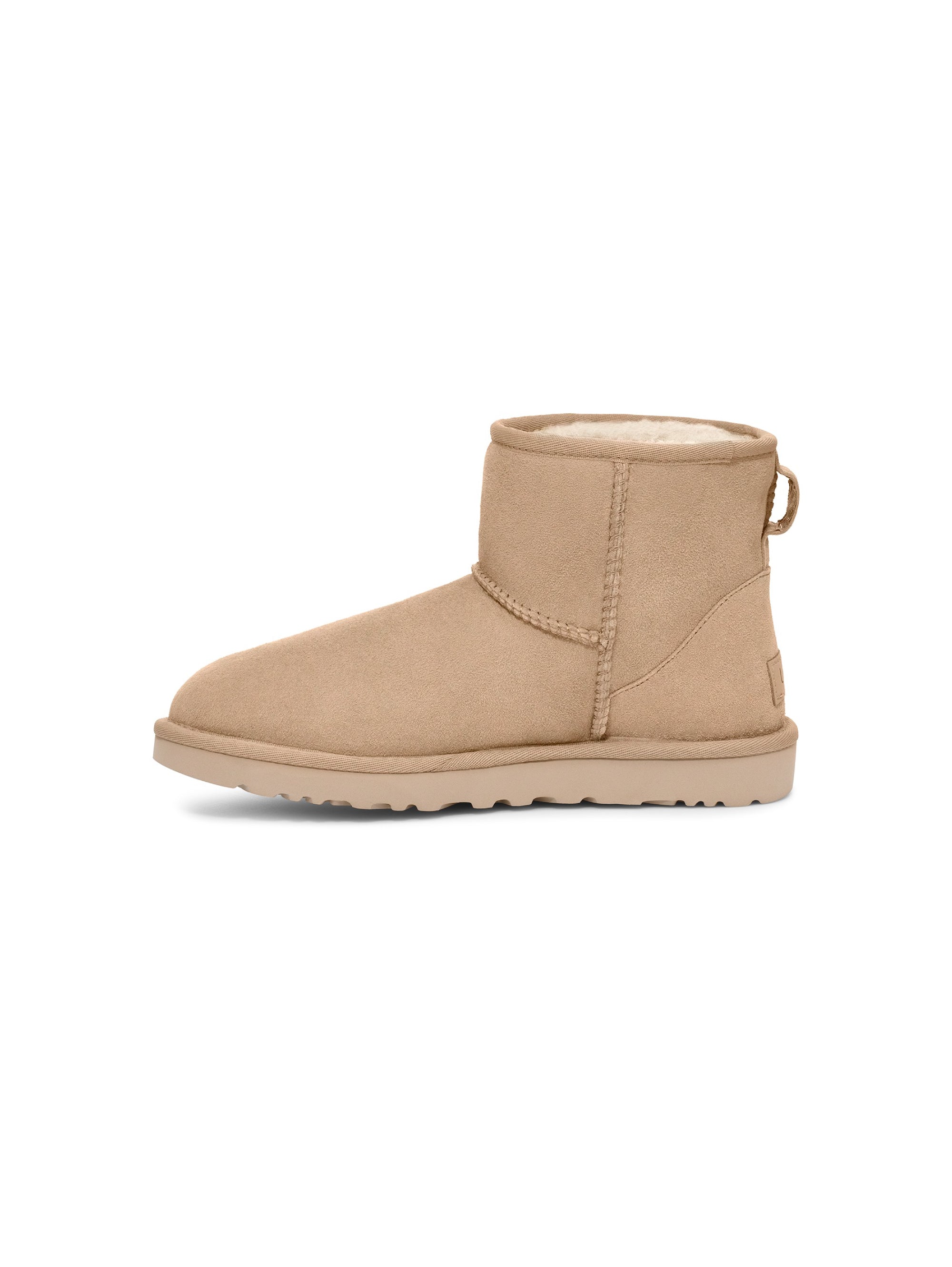 UGG-Stivaletti in Montone Mini Classic II Sabbia-TRYME Shop