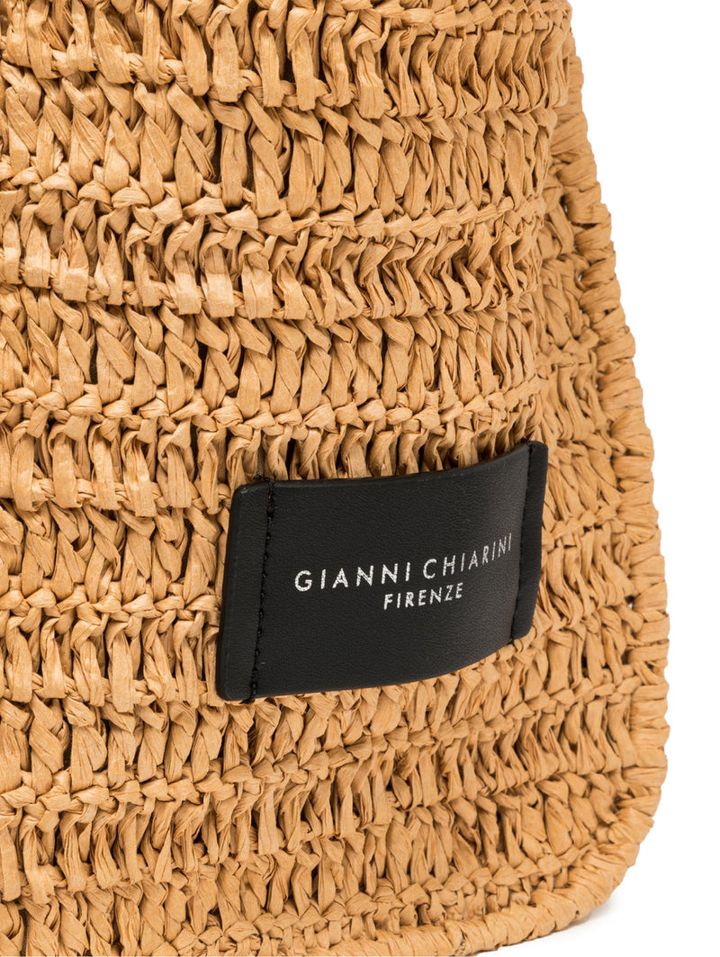 Gianni Chiarini Cappello di paglia Marrone Donna