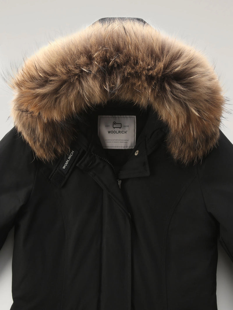 WOOLRICH - Arctic Parka with Hood in Black Raccoon – TRYME Shop