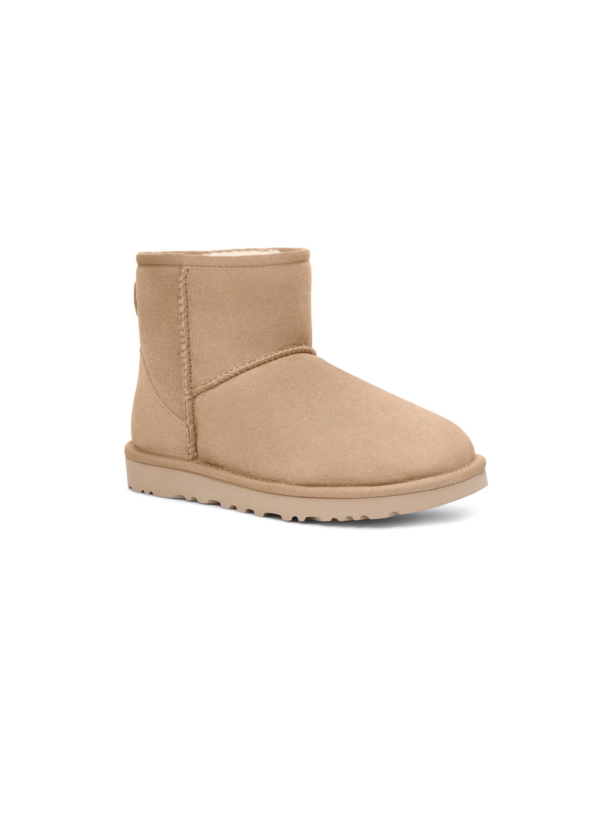 Mini Classic II Sand Sheepskin Ankle Boots