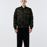 AFTER LABEL-Bomber Camouflage 3D in Nylon Verde-TRYME Shop