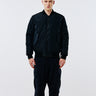 AFTER LABEL-Bomber in Nylon Opaco Nero-TRYME Shop