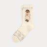 RALPH LAUREN-Calze con Ricamo Polo Bear Avorio/Beige-TRYME Shop