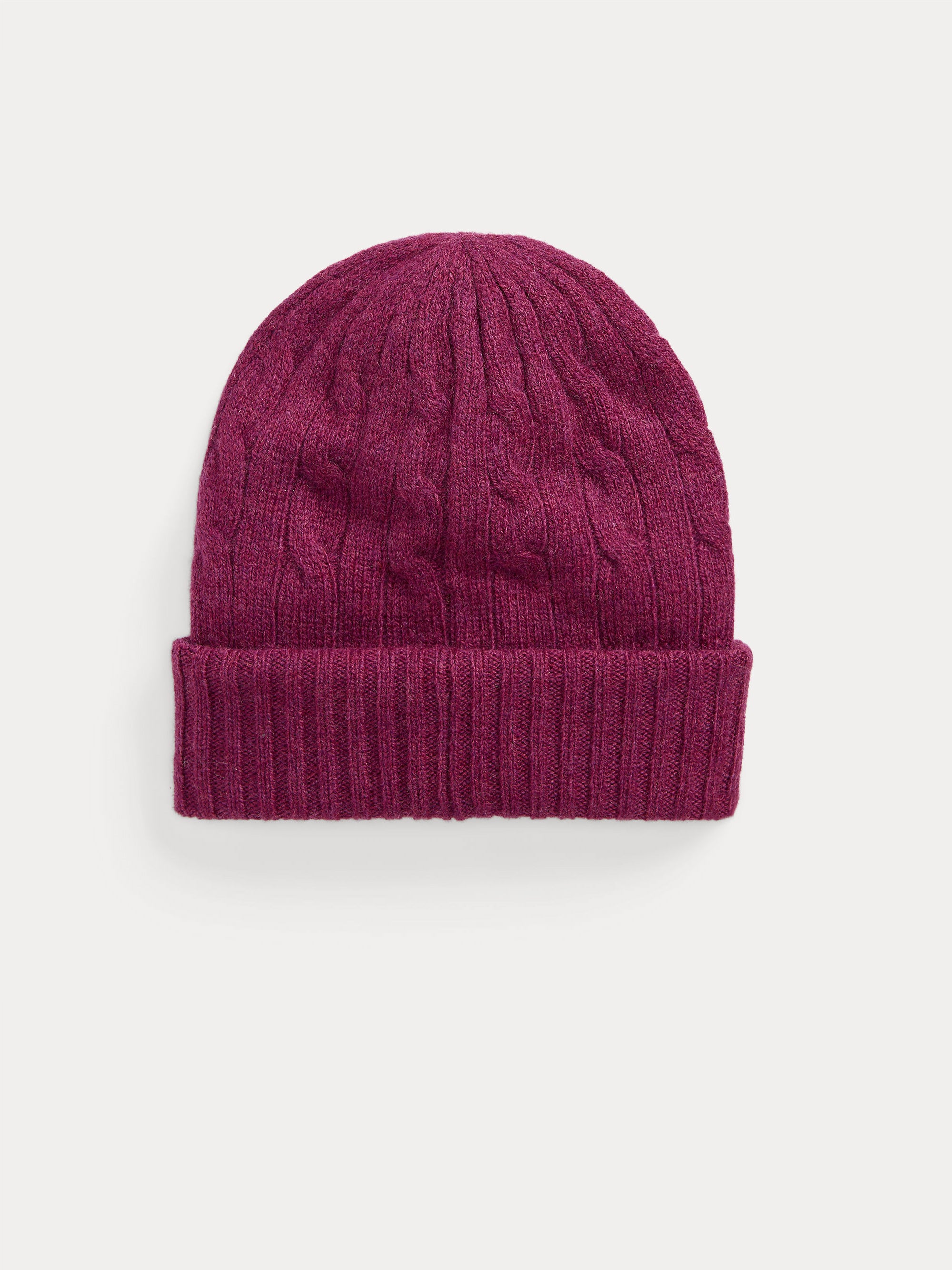 Plum Braided Hat