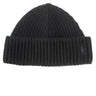 RALPH LAUREN-Cappello a Coste in Lana Nero-TRYME Shop