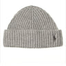 RALPH LAUREN-Cappello a Coste in Lana Grigio-TRYME Shop