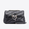 PINKO-Borsa Maxi in Nappa Trapuntata Nero/Argento-TRYME Shop