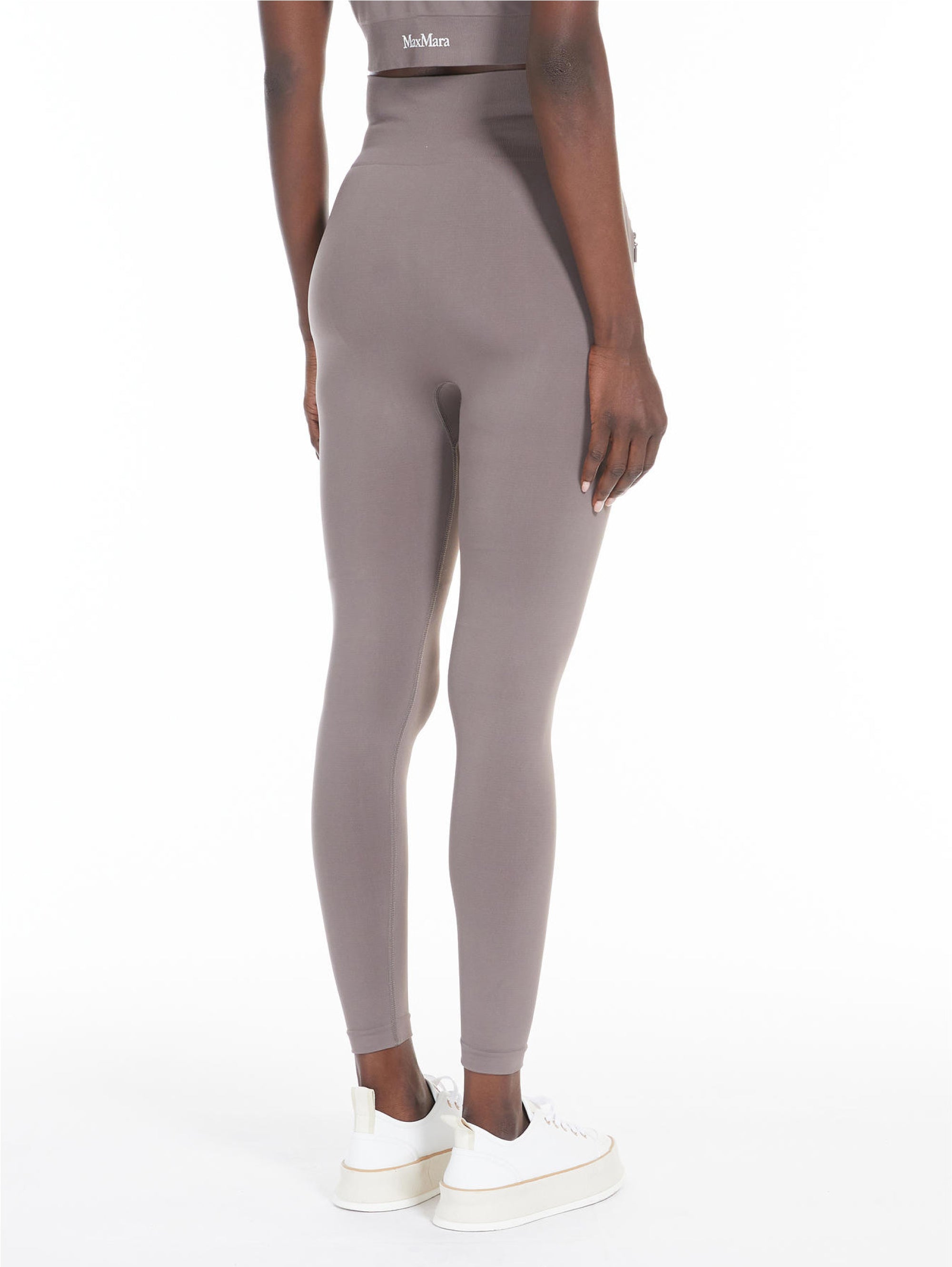 Leggins in Tessuto Tecnico Bistretch Nocciola