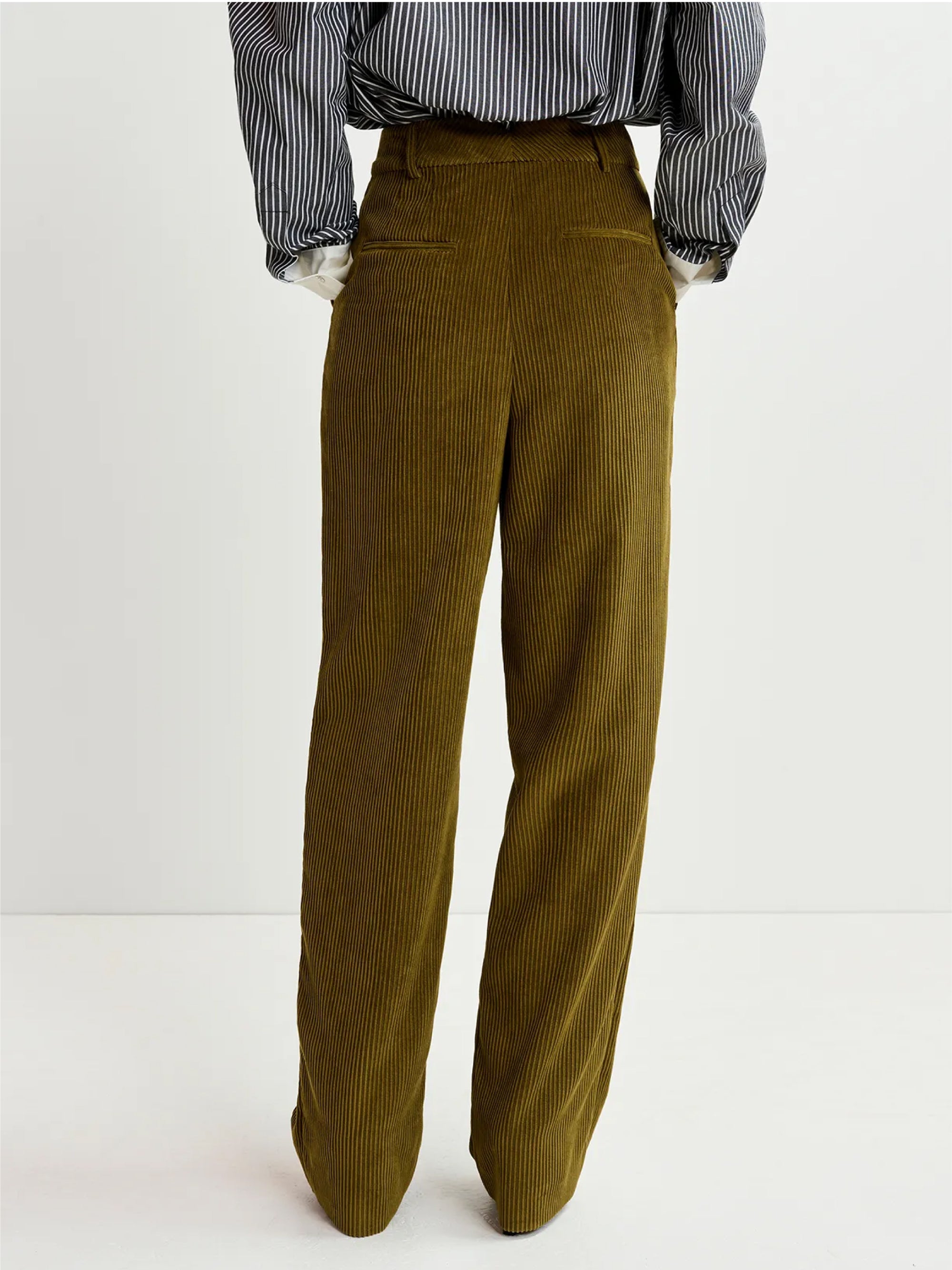 Khaki Corduroy Pants