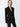 PINKO-Blazer Doppiopetto in Cady Tecnico Nero-TRYME Shop