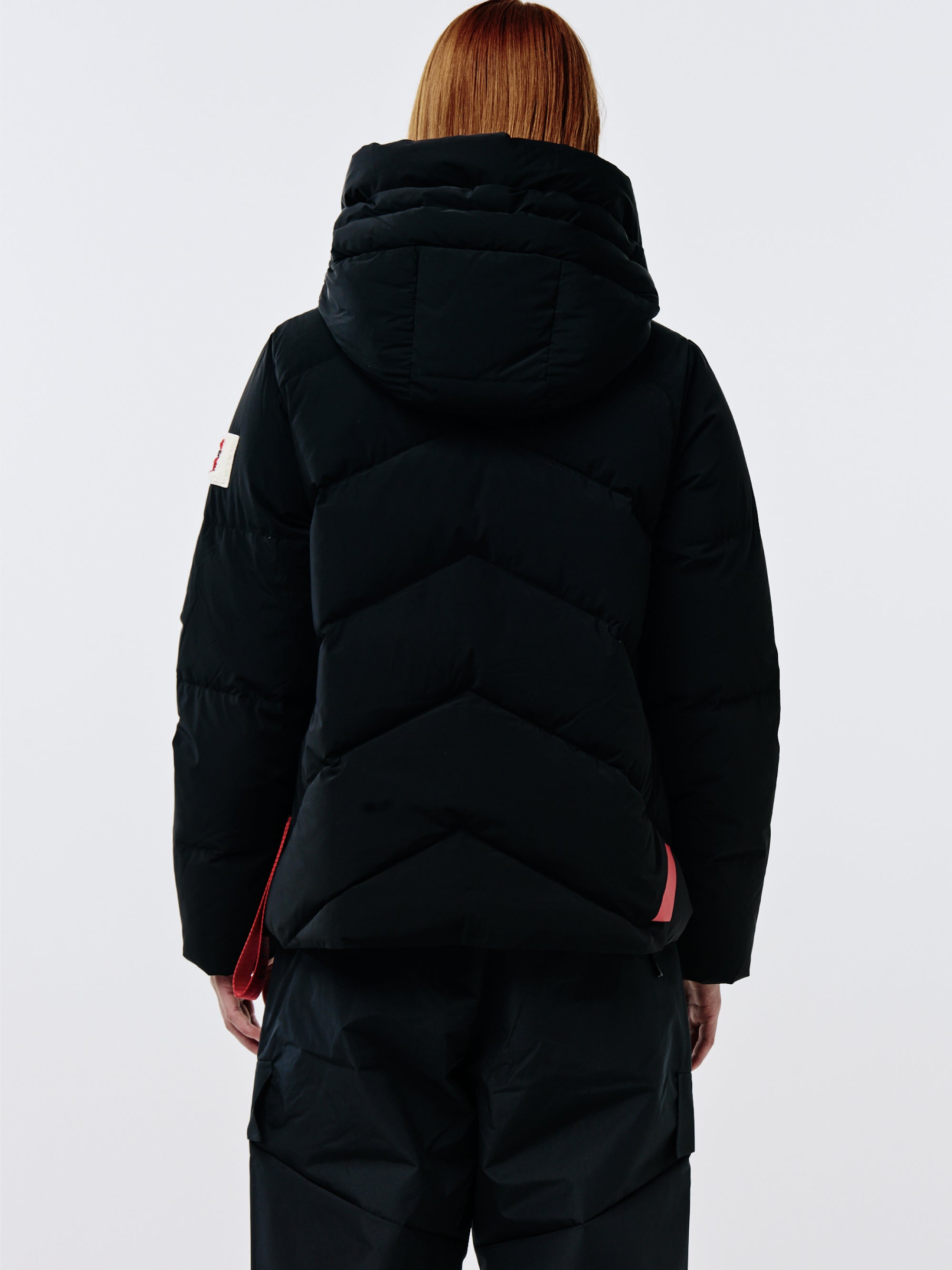 Helsinki High Neck Matte Black Puffer