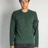 STONE ISLAND-Maglia Girocollo in Lana Rasata Muschio-TRYME Shop