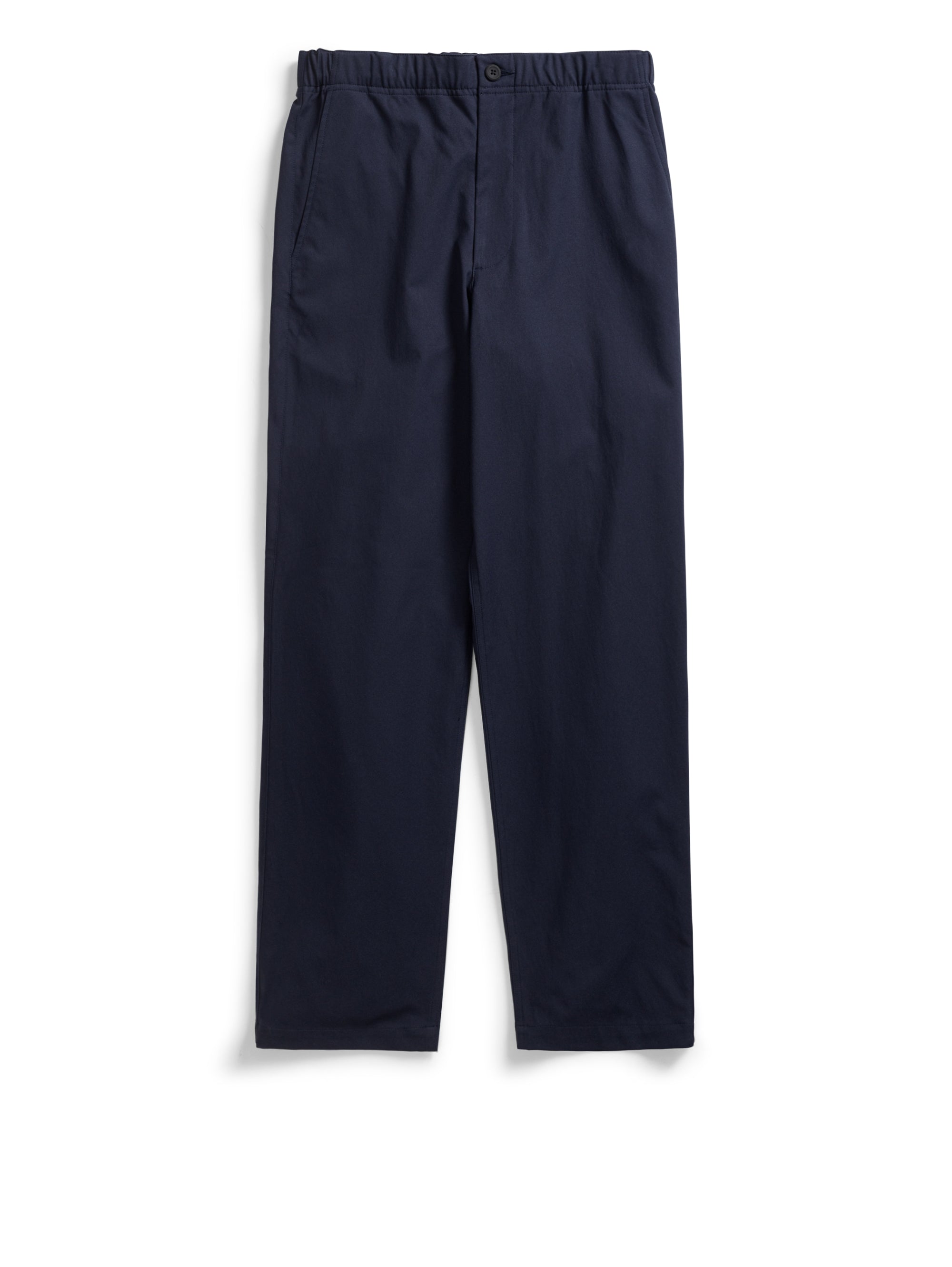 Blue Solotex Trousers with Elastic Waist