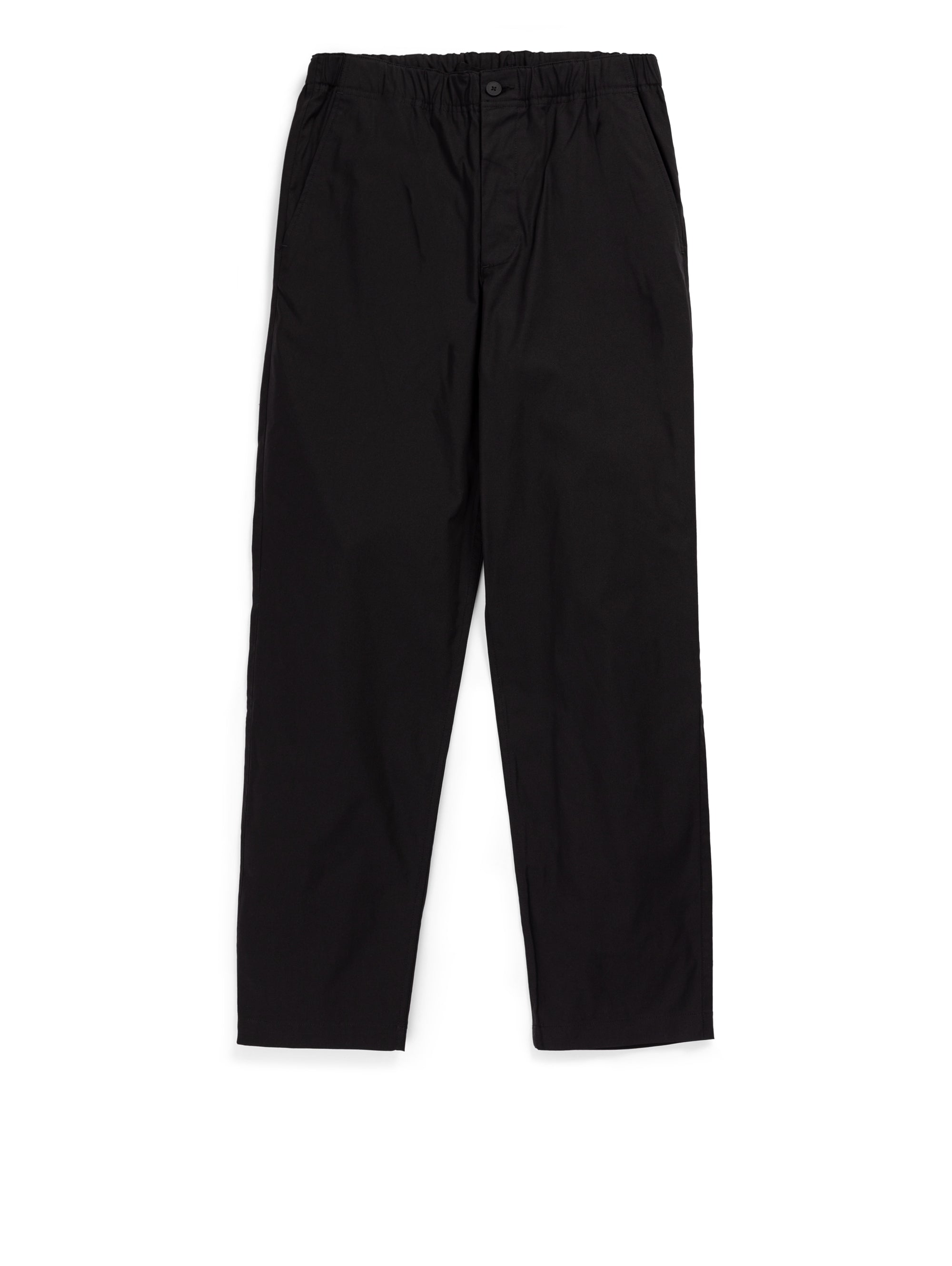 Black Solotex Trousers with Elastic Waist