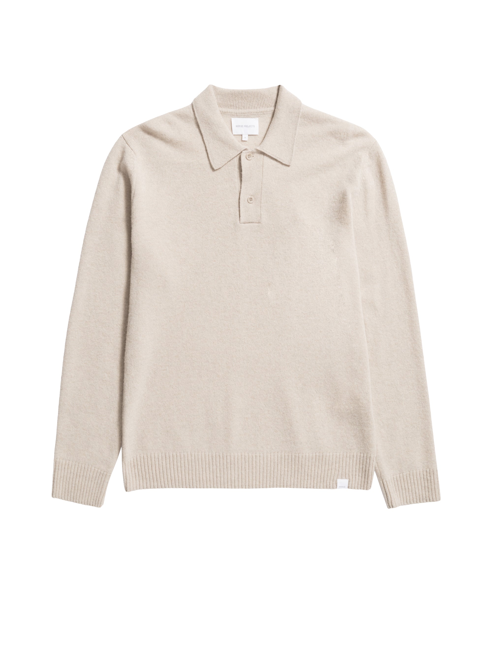 Merino Wool Sweater Polo Flour