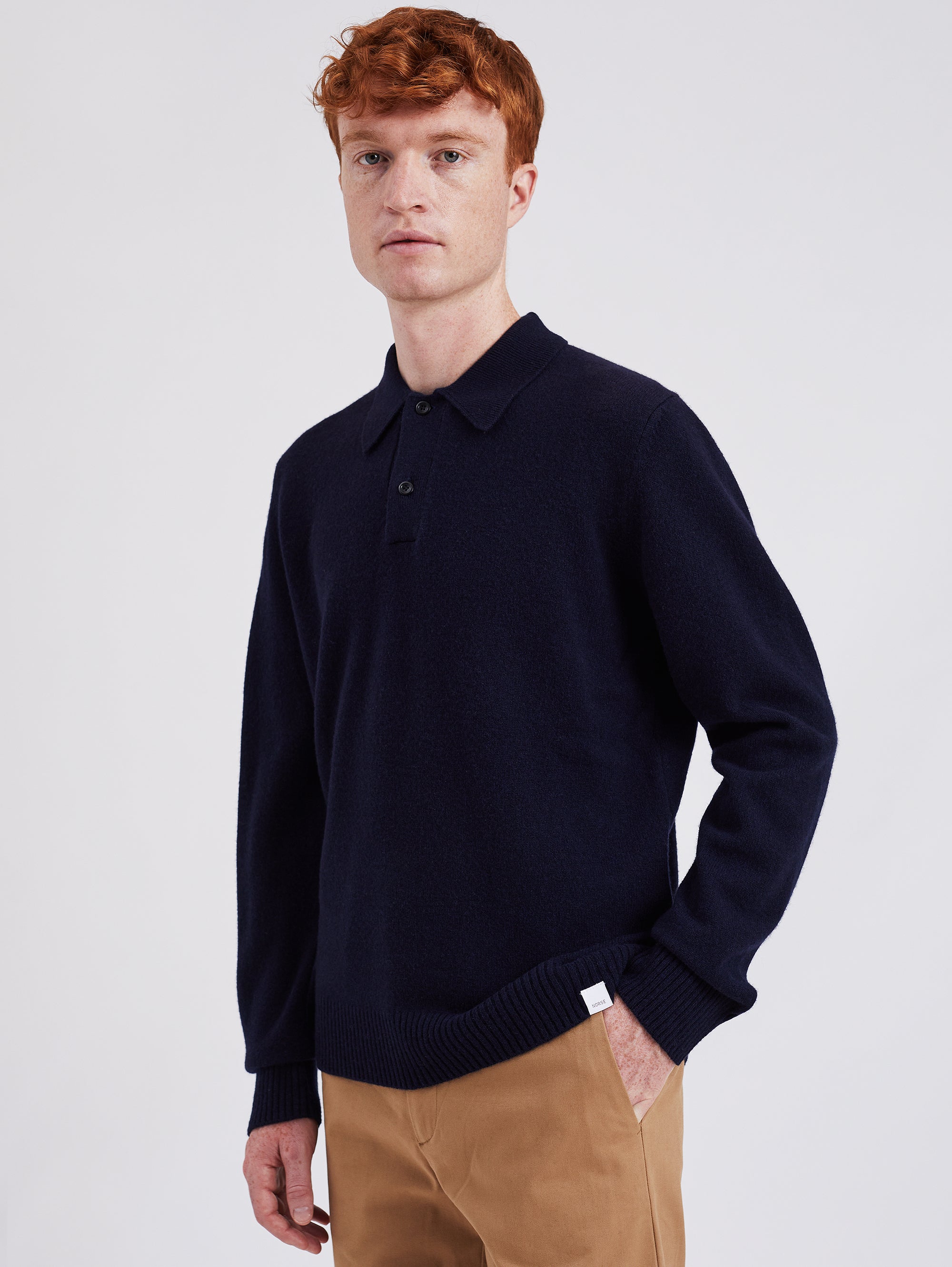 Merino Wool Blue Sweater