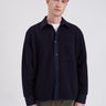 NORSE PROJECTS-Overshirt Reversibile in Pile e Nylon Ulrik Blu-TRYME Shop