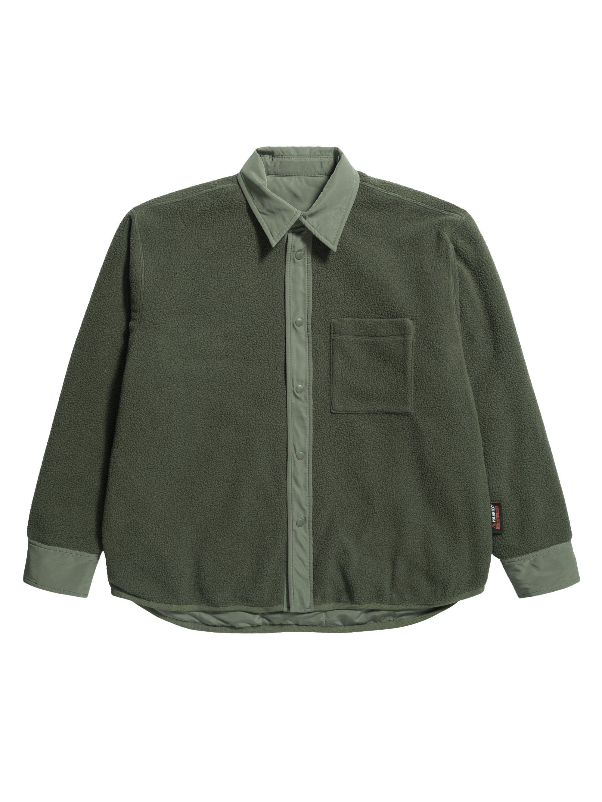 NORSE PROJECTS-Overshirt Reversibile in Pile e Nylon Ulrik Verde-TRYME Shop