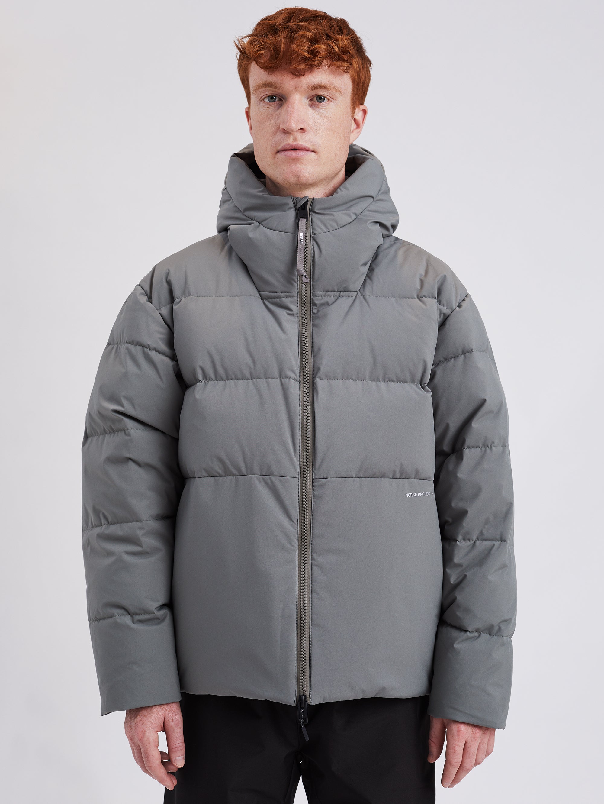 NORSE PROJECTS-N55 0612 - 1054 - ASGER 2.0 DOWN JACKET - PEWTER-TRYME Shop