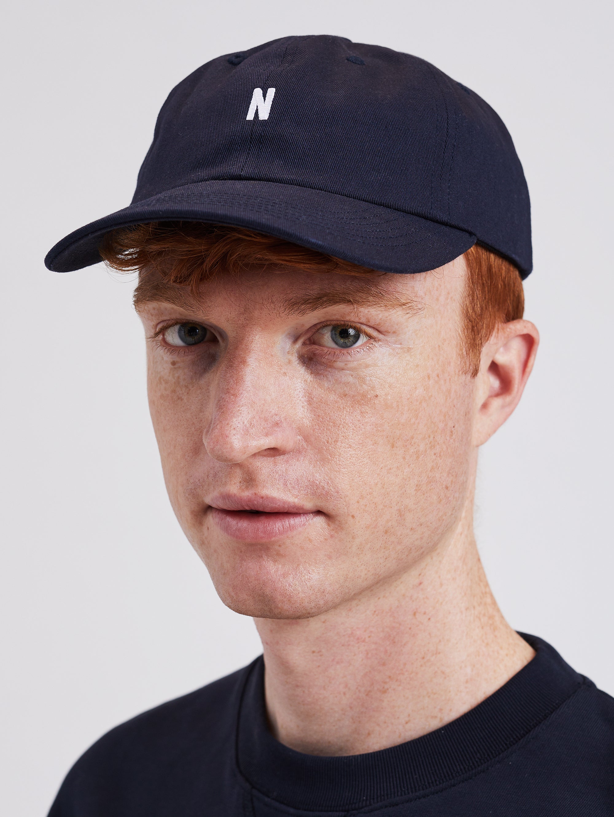 Blue Cotton Cap with Visor