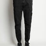 STONE ISLAND-Pantaloni Cargo con Elastico Nero-TRYME Shop