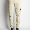 STONE ISLAND-Pantaloni Cargo con Elastico Stucco-TRYME Shop