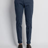 BRIGLIA 1949-Pantaloni Slim Fit in Armatura di Cotone Blu Cina-TRYME Shop