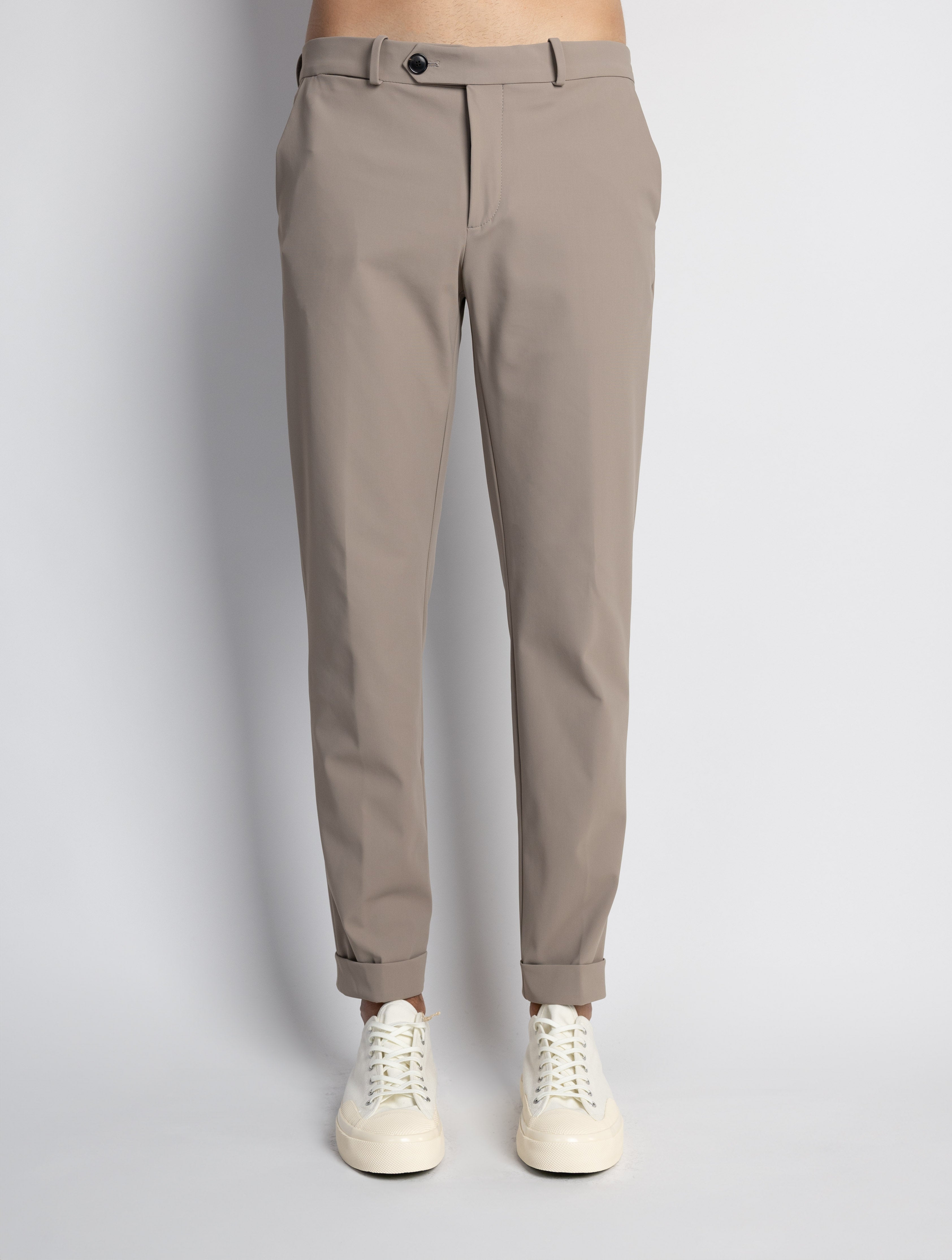 RRD-Pantaloni Chino in Tessuto Tecnico Tortora-TRYME Shop