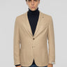 PAOLONI-Giacca Doppio Petto in Lana Frosted Beige-TRYME Shop