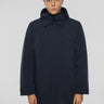 WOOLRICH-Soprabito Due in Uno in Tessuto Stretch Blu-TRYME Shop