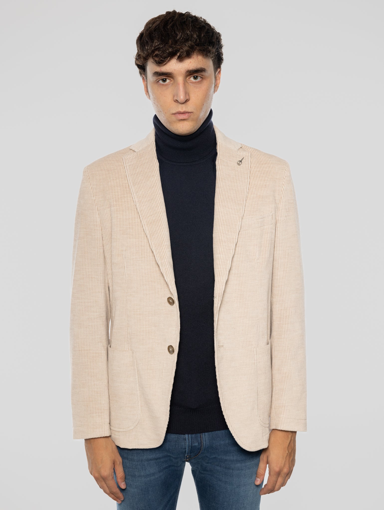 Beige Corduroy Jacket