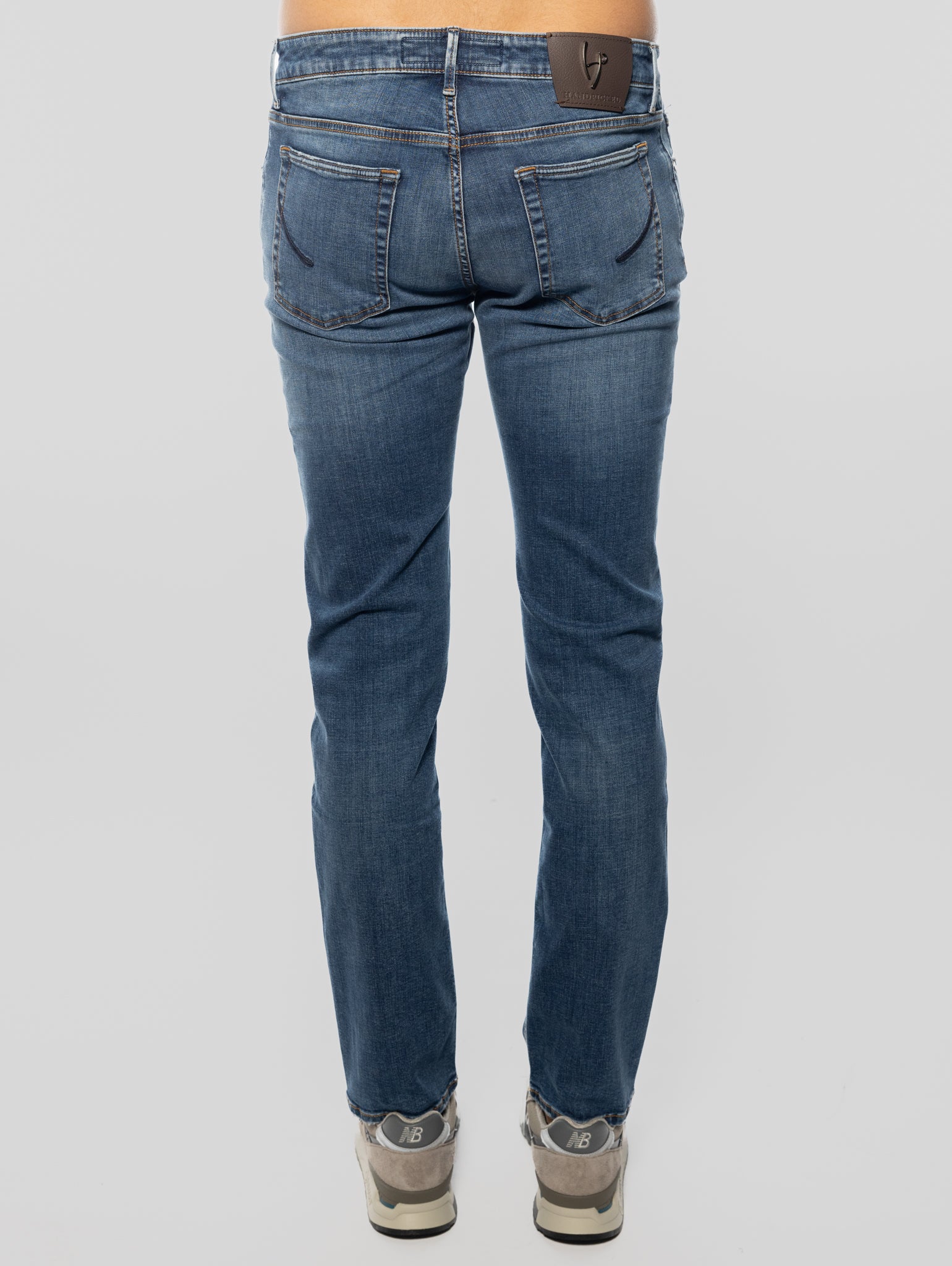 Medium Blue Stretch Jeans Ravello