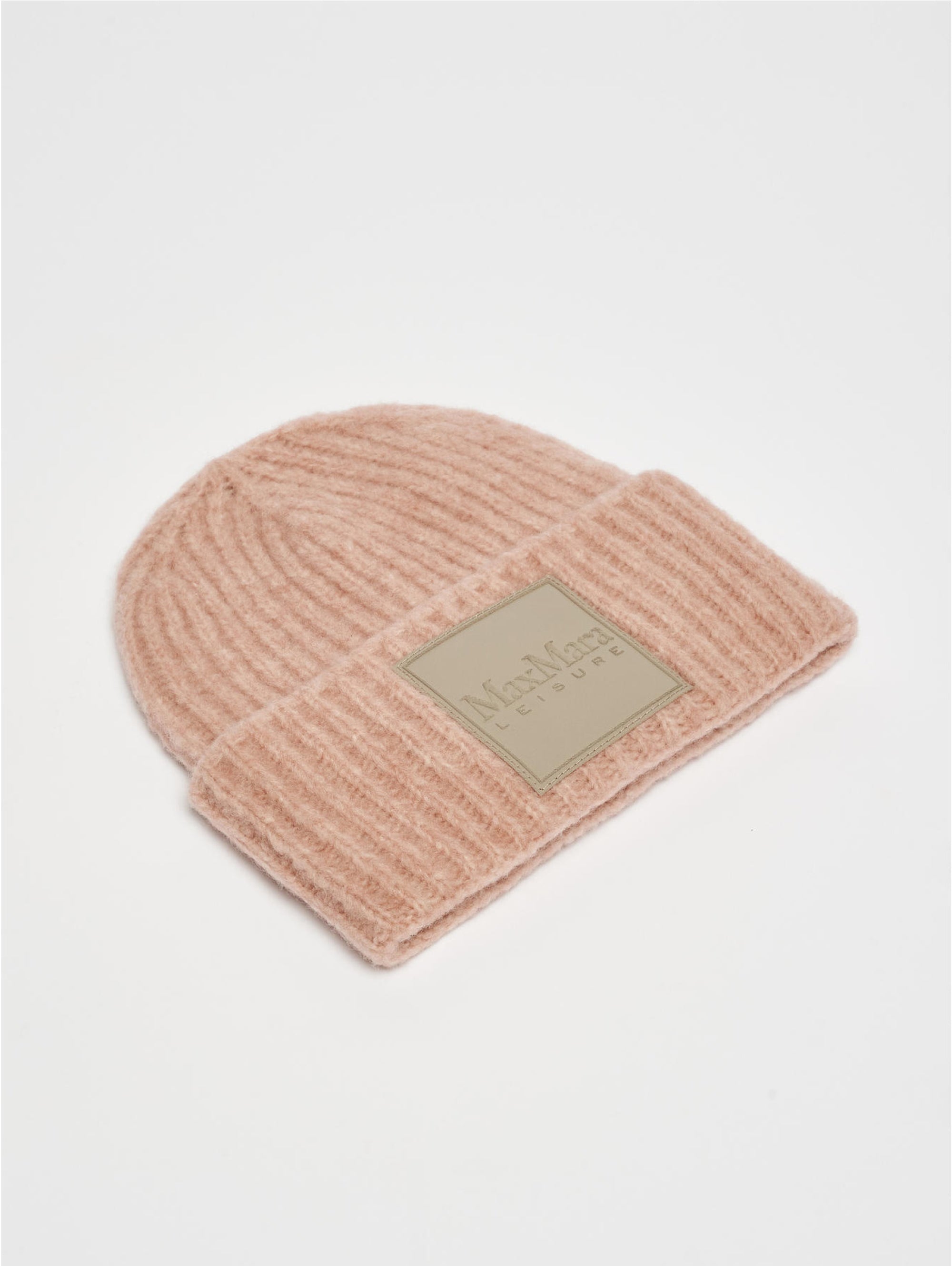 Pink Ribbed Wool Hat