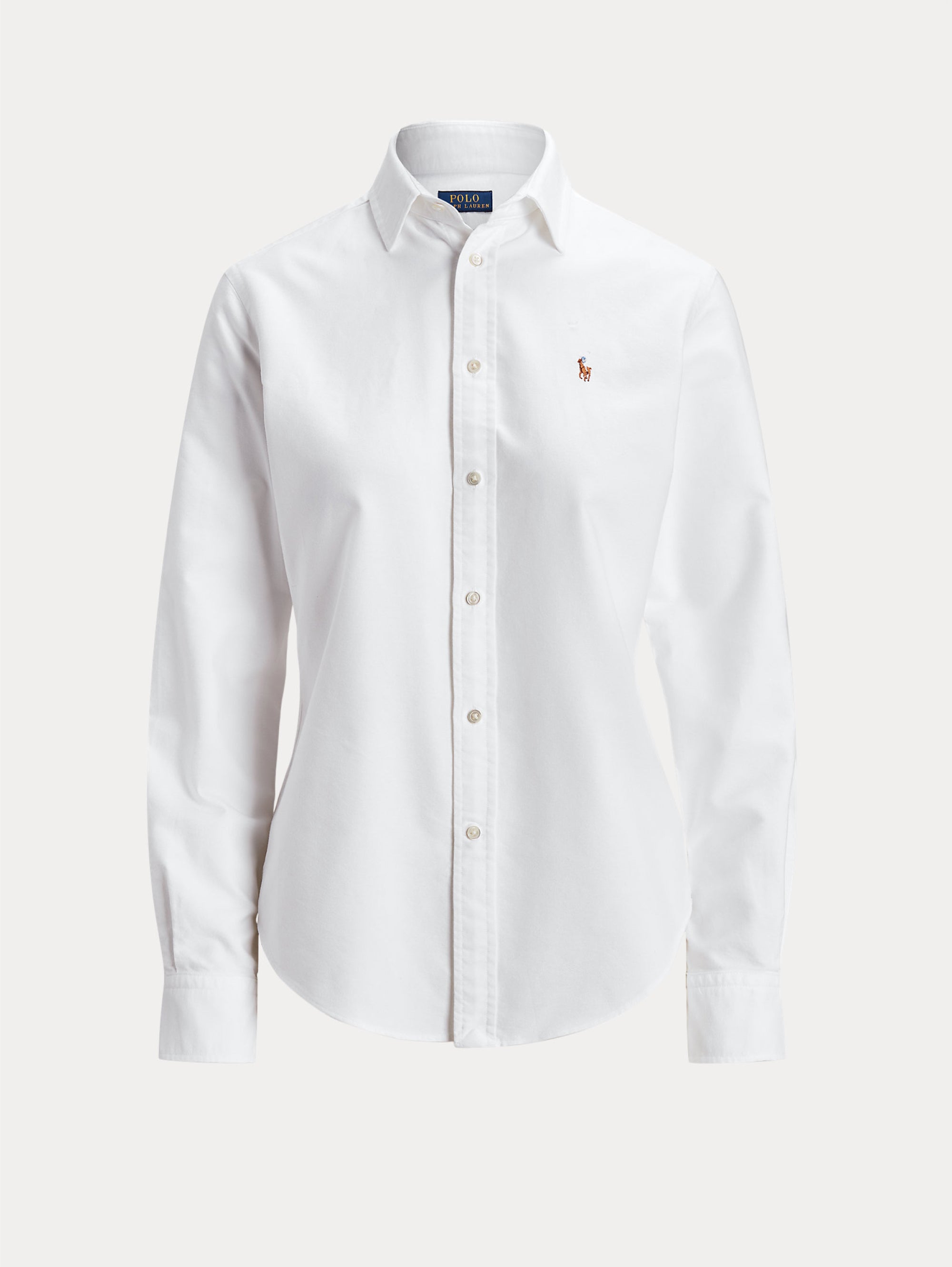 Slim Fit Hemd in Oxford Weiß