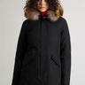 WOOLRICH-Parka Arctic con Cappuccio in Raccoon Nero-TRYME Shop