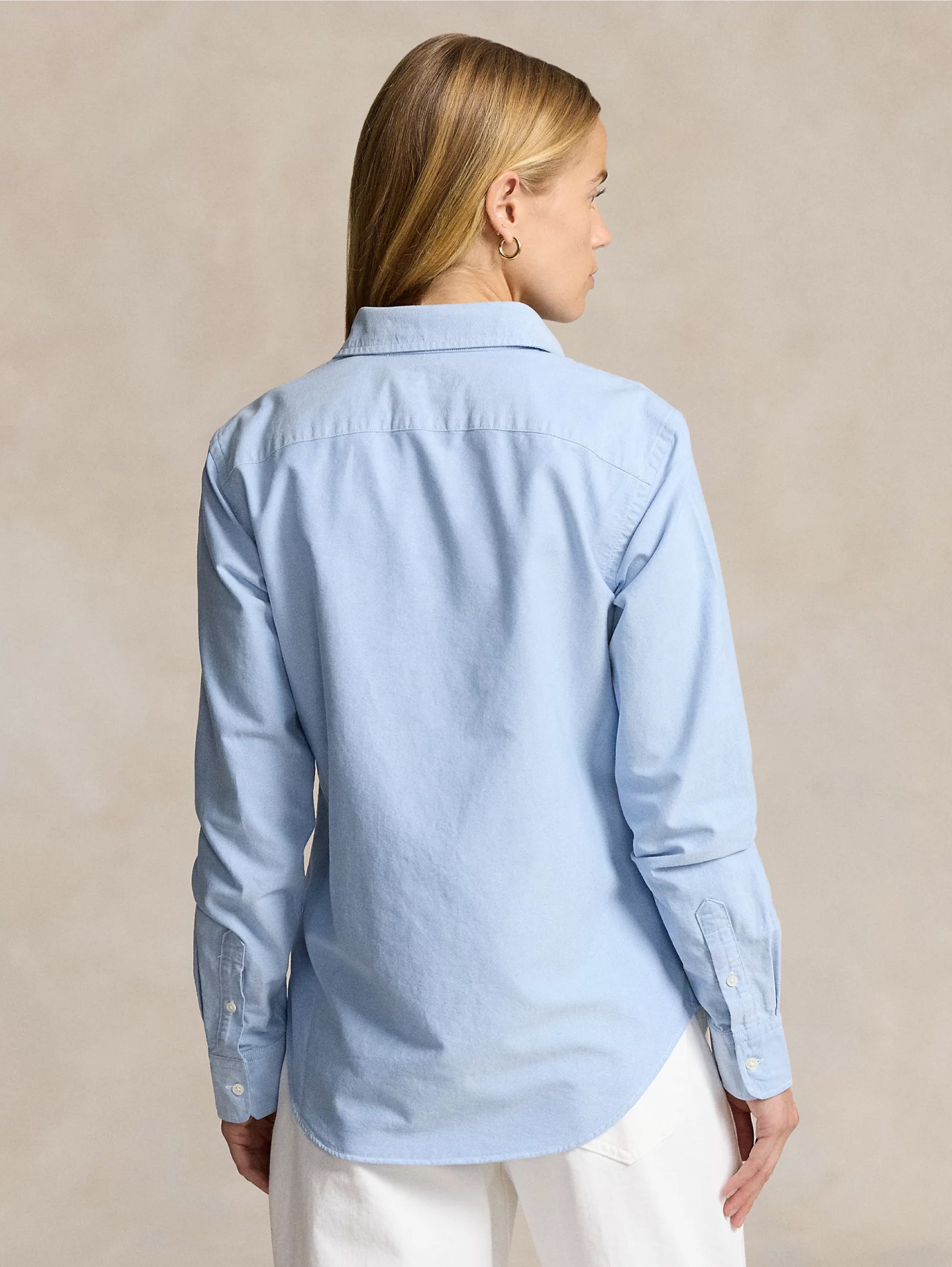 Slim Fit Hemd in Oxford Blau