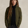 RALPH LAUREN-Bomber in Maglia Doppia Verde-TRYME Shop