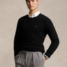 RALPH LAUREN-Maglia in Lana e Cashmere a Trecce Nero-TRYME Shop