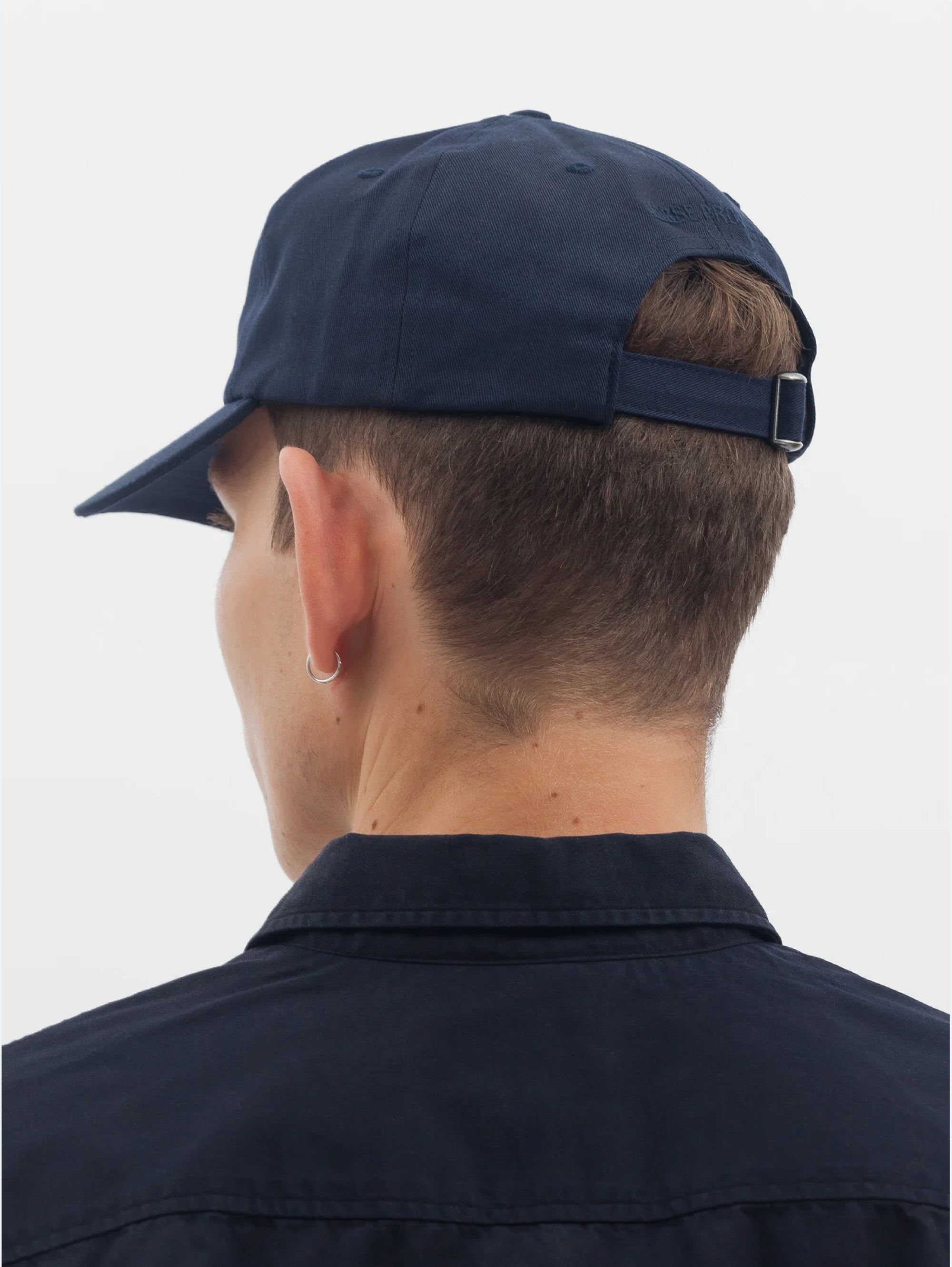 Blue Cotton Cap with Visor